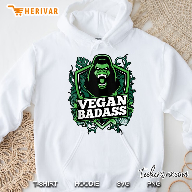 Vegan Badass Fitness Gorilla Bodybuilding Beast Gift Tank Top Hoodie