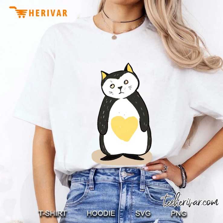 Cat Penguin Ladies Tee