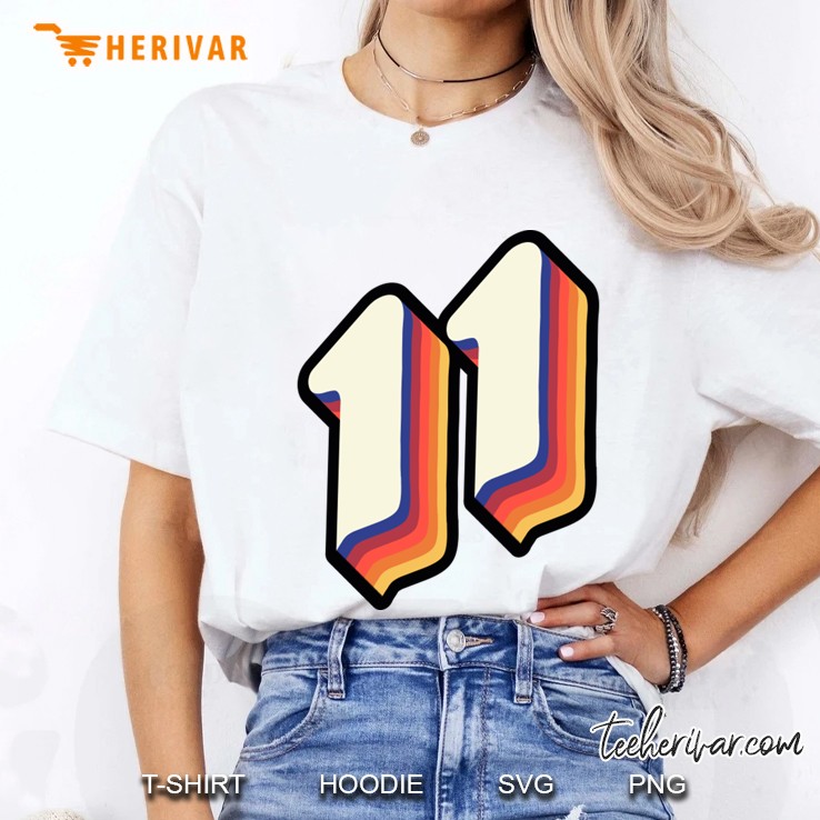 Number Eleven 11 Hoodie