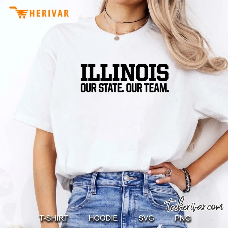 U Of I Basketball Ladies Tee
