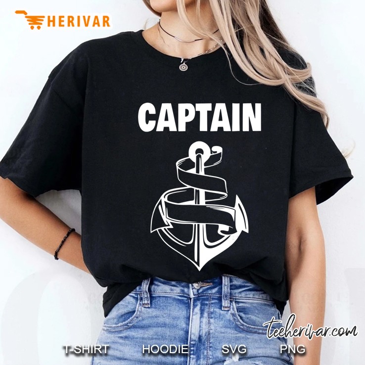 boat captain shirt - yacht captain shirt - anchor tshirt Ladies Tee