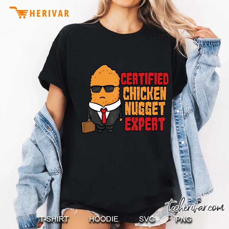 certified chicken nugget expert gift for kids boys girls Ladies Tee