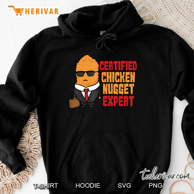 certified chicken nugget expert gift for kids boys girls Hoodie