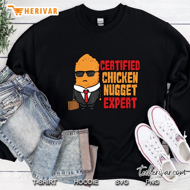 certified chicken nugget expert gift for kids boys girls Sweatshirt