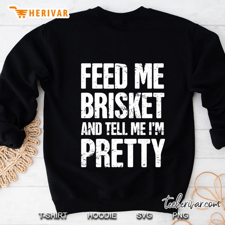 funny brisket & backyard barbecue grill shirt bbq brisket Sweatshirt