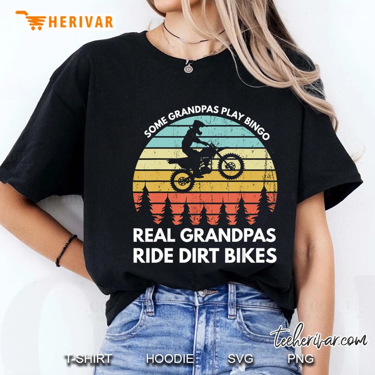funny grandpa motocross dirt bike rider motocross braaap Ladies Tee