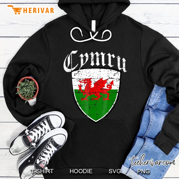 welsh flag tshirt Hoodie