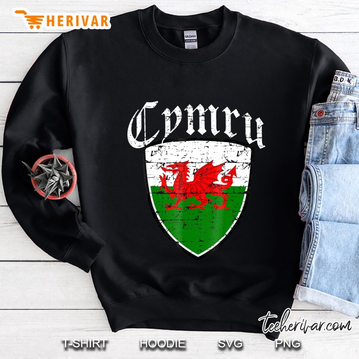 welsh flag tshirt Sweatshirt