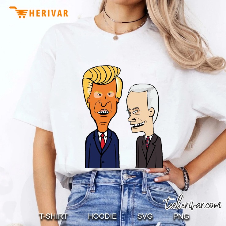 Trump Pence Beavis Butthead Parody Pcm Memes Ladies Tee