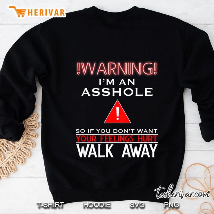 Anti Social Shirt Warning I'm An Asshole Adult Humor Mugs