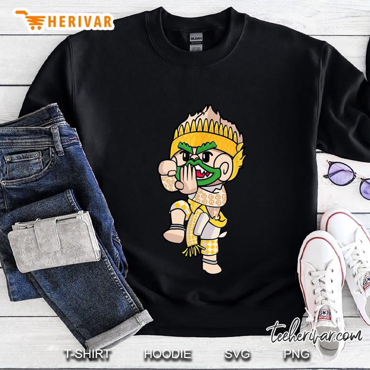 Cambodian Khmer Thai And Lao Hanuman Idol Monkey King Sweatshirt