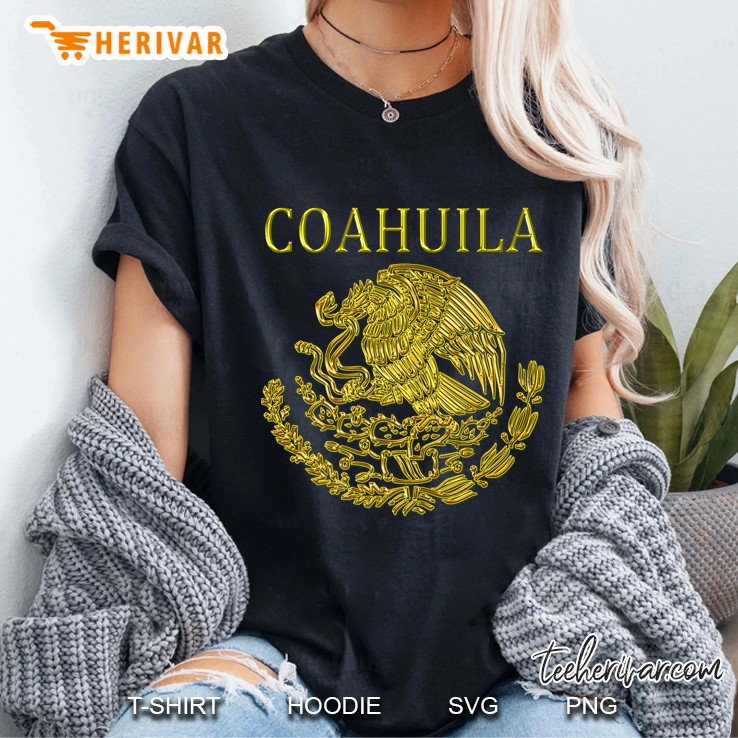 Coahuila Mexican Escudo Mexico Shirts Ladies Tee