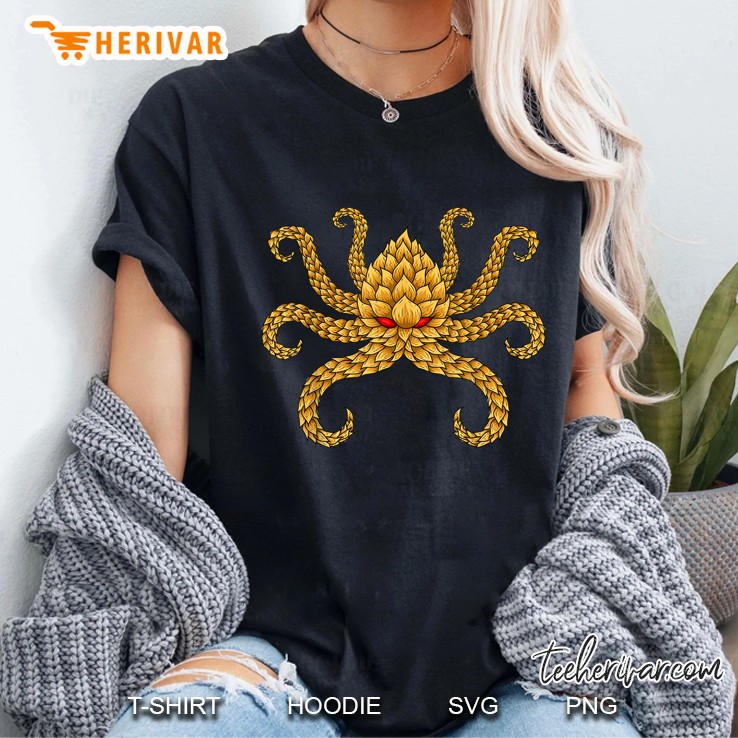 Craft Beer Gift For Men - Hoptopus Home Brewing Ipa Lover Ladies Tee