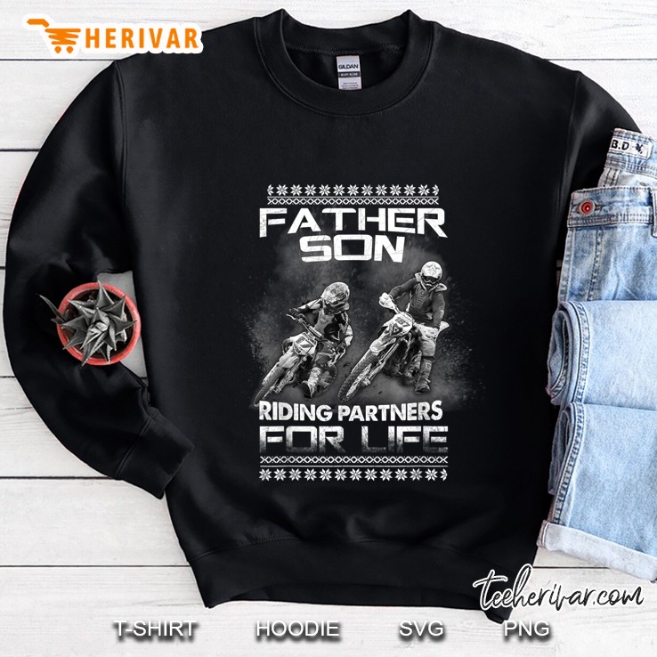 Father And Son Riding Partners For Life Sweatshirt