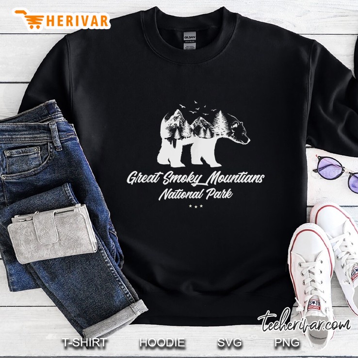Great Smoky Mountains - National Park Bear Souvenir Sweatshirt