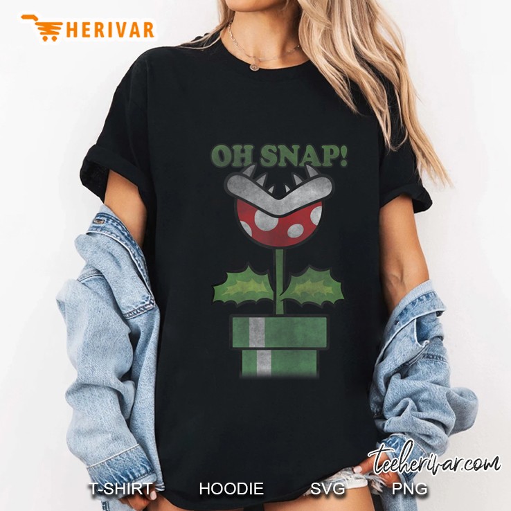 Nintendo Super Mario Piranha Plant Oh Snap Tank Top Ladies Tee