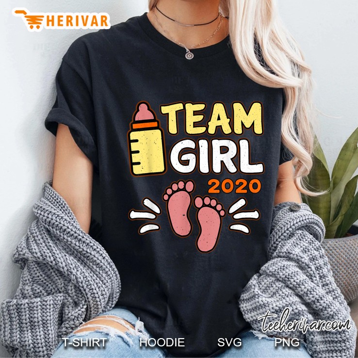 Team Boy Team Girl Gender Reveal Baby Shower - Girl 2020 Ladies Tee