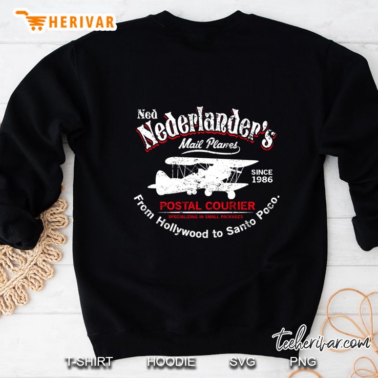 Ned Nederlander Mail Plane - Three Amigos Tri-Blend Sweatshirt