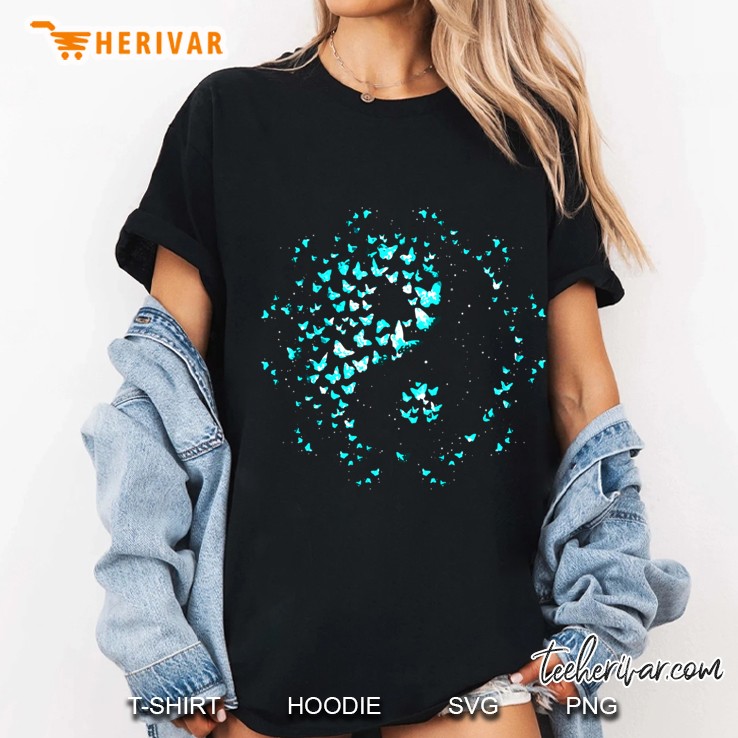 Yin Yang Butterflies Classic Ladies Tee