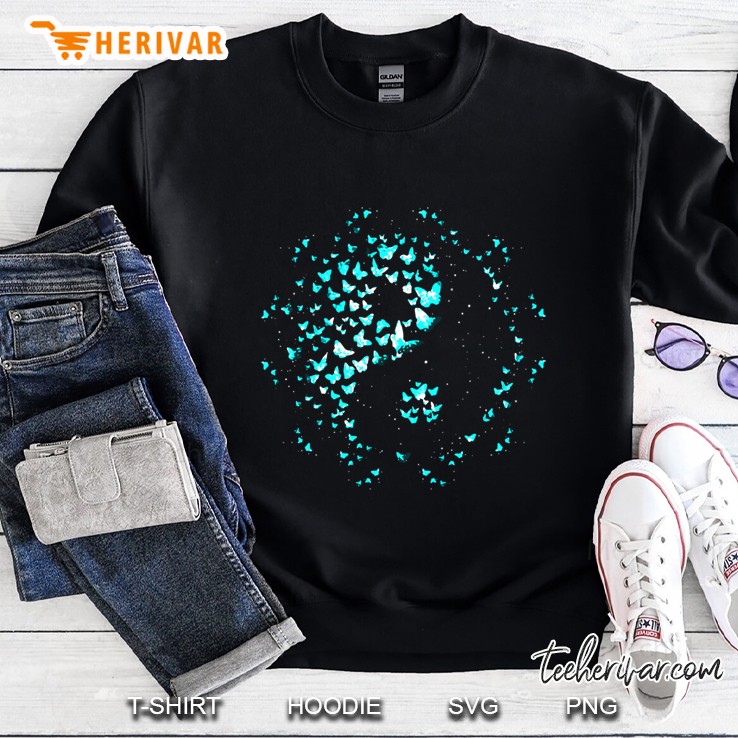 Yin Yang Butterflies Classic Sweatshirt