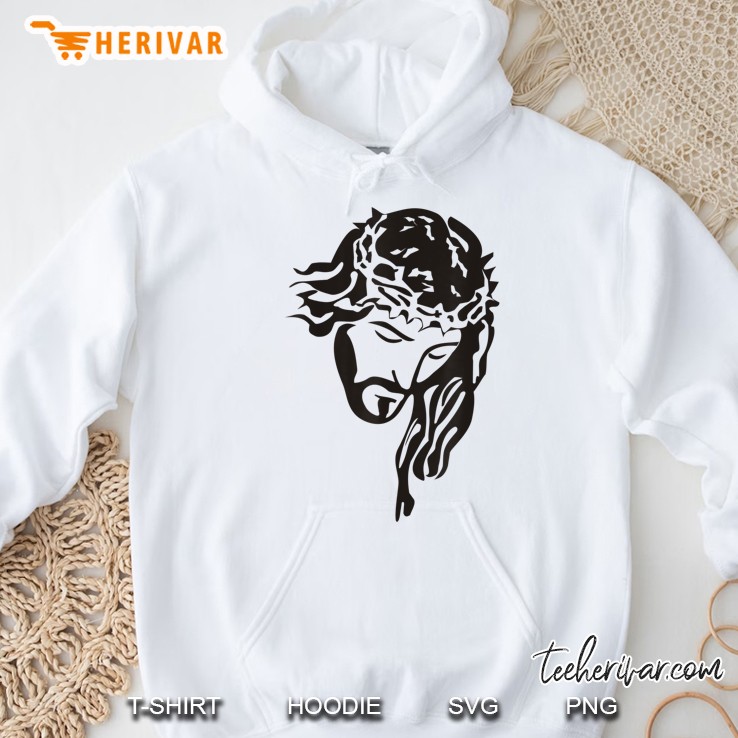 Religion Loves Jesus Christ Christian Saint Face Gifts God Hoodie