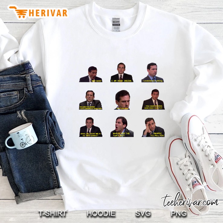 Michael Scott Quotes From The Office Lightweight Sweatshirt