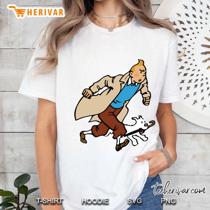 Tintin - On A Mission Classic Ladies Tee