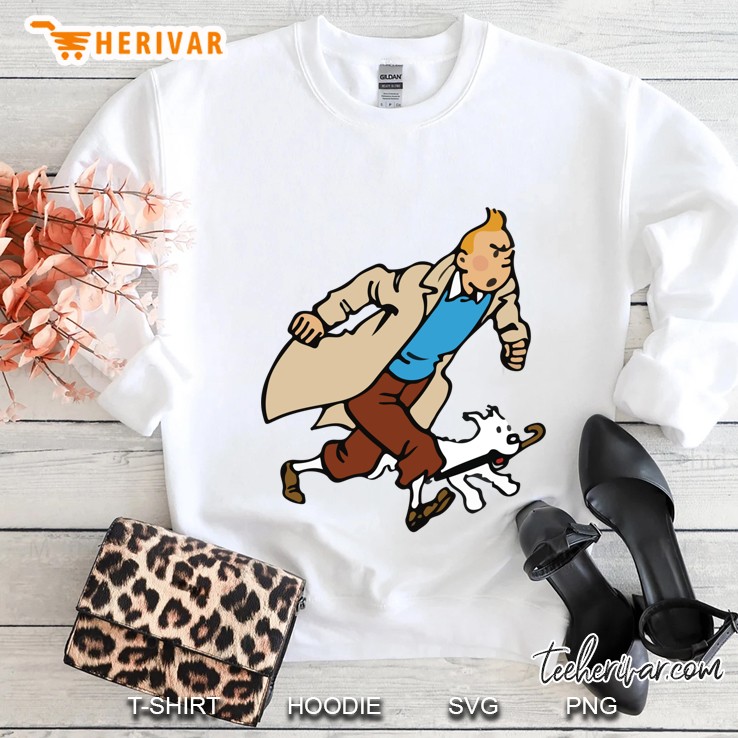 Tintin - On A Mission Classic Sweatshirt