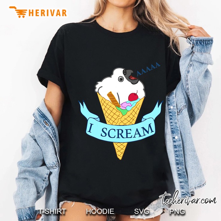 I Scream Ice Cream Ladies Tee