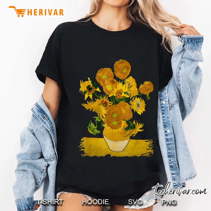 Vincent Van Gogh Sunflowers Ladies Tee