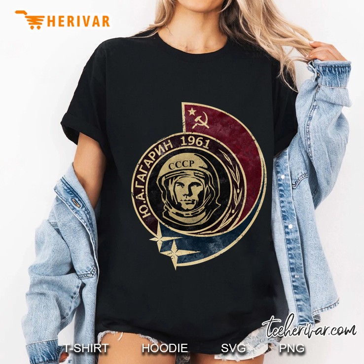 Cccp Yuri Gagarin 1961 V02 Slim Fit Ladies Tee