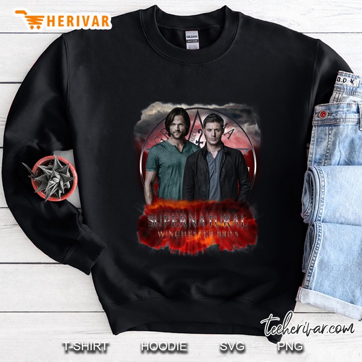 Supernatural Winchester Bros Slim Fit Sweatshirt