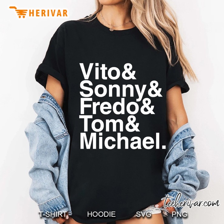 Vito & Sonny & Fredo & Tom & Michael (The Godfather) Slim Fit Ladies Tee