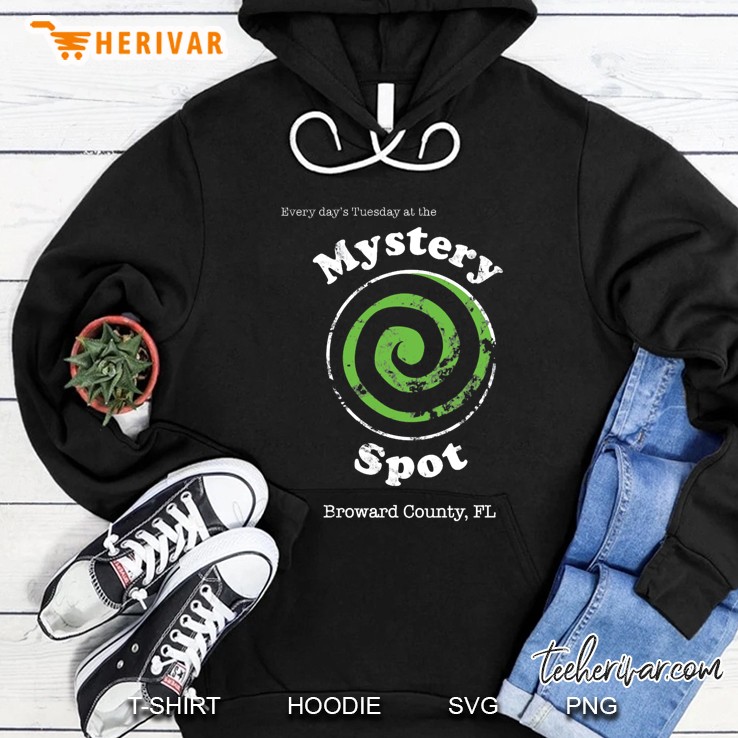 Welcome To The Mystery Spot. Slim Fit Hoodie