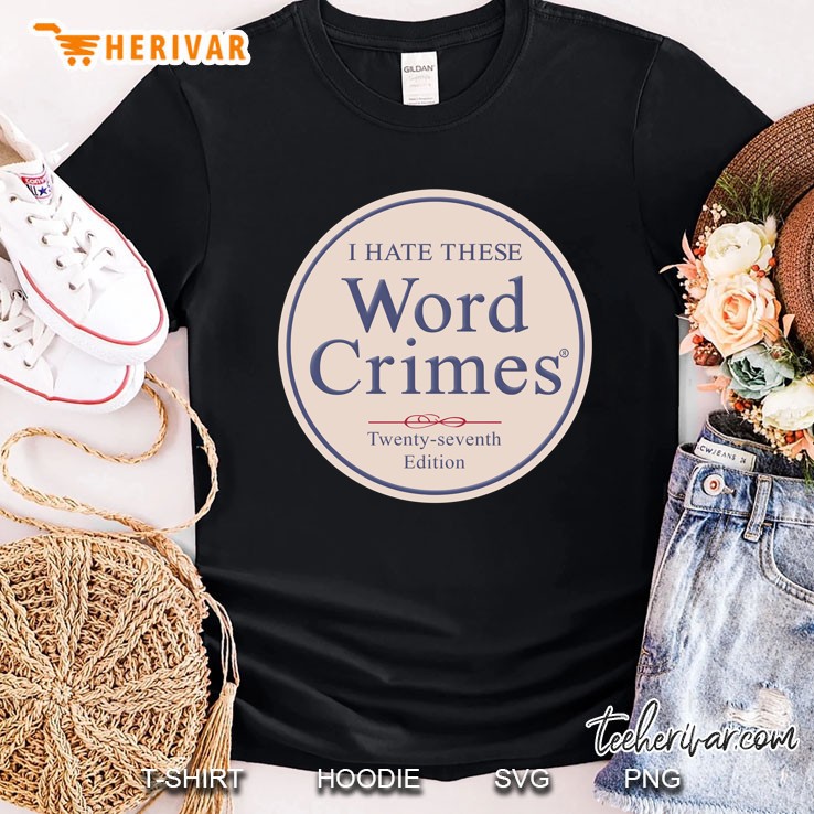 Word Crimes Slim Fit Shirt