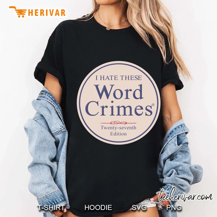 Word Crimes Slim Fit Hoodie