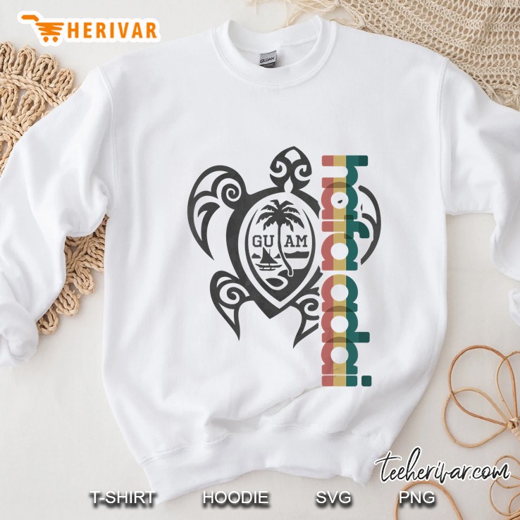 Guam Turtle Hafa Adai Guam Fishing Shirt Chamorro Guamanian Sweatshirt