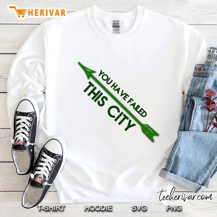 Green Arrow - You Have Failed This City Slim Fit Sweatshirt