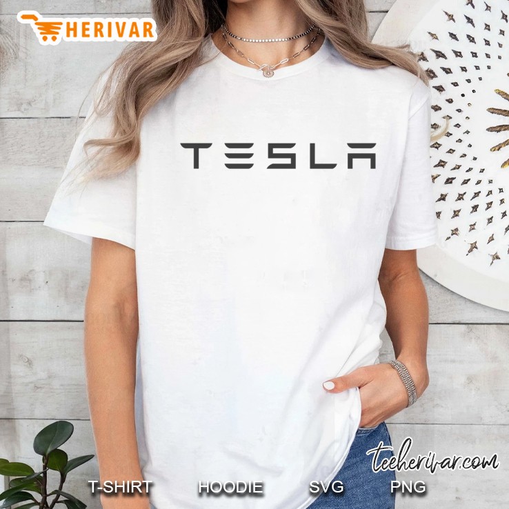 Tesla Logo Everywhere Classic Hoodie