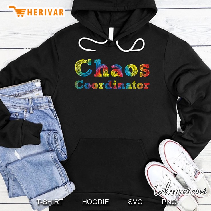 Chaos Coordinator Teacher, Mom, Dad, Planner, Hoodie