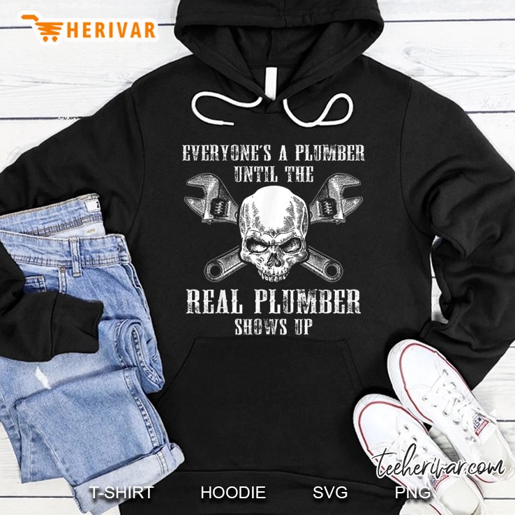 Funny Plumber - Real Plumbing Skull Tee Gift Mugs