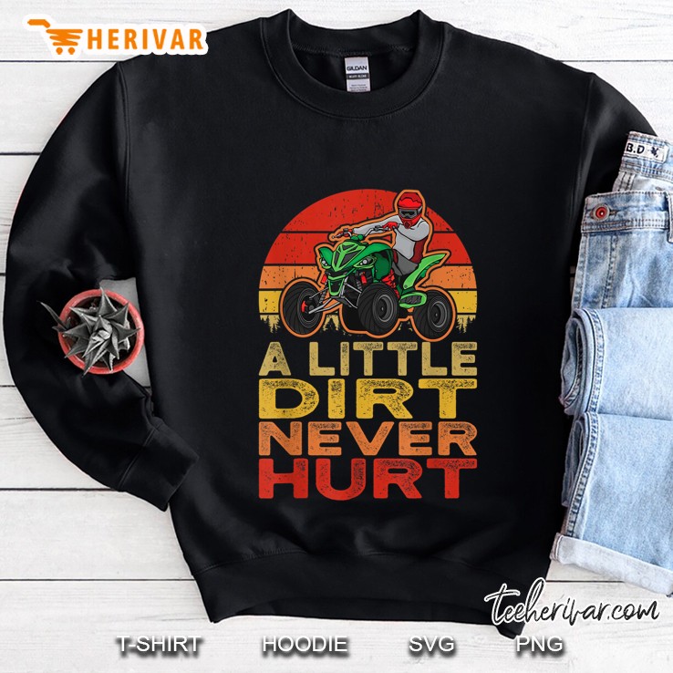 Quad 4-Wheeler Retro Vintage Sunset A Little Dirt Never Hurt Mugs