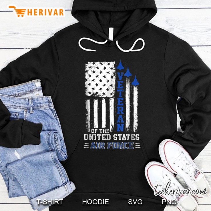 Veteran Us Air Force American Flag Veterans Hoodie