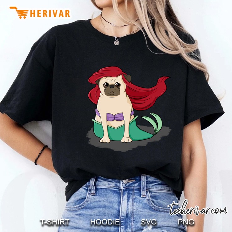The Little Mer-Pug Version 2 Classic Ladies Tee