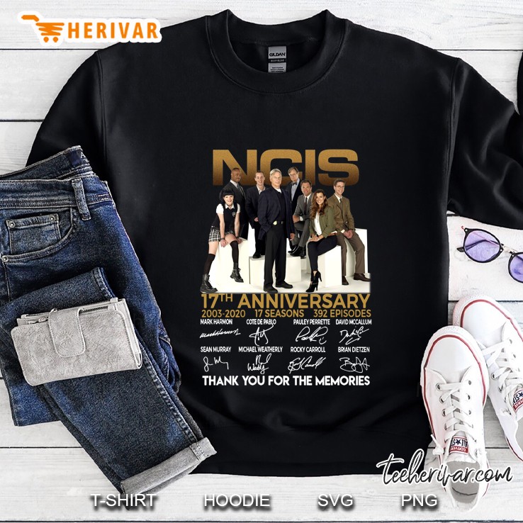 Ncis 17th Anniversary Thank You For The Memories Sweatshirt