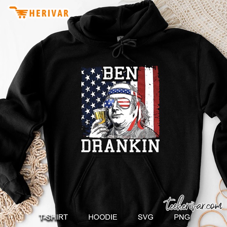 Ben Drankin American Flag Version Hoodie