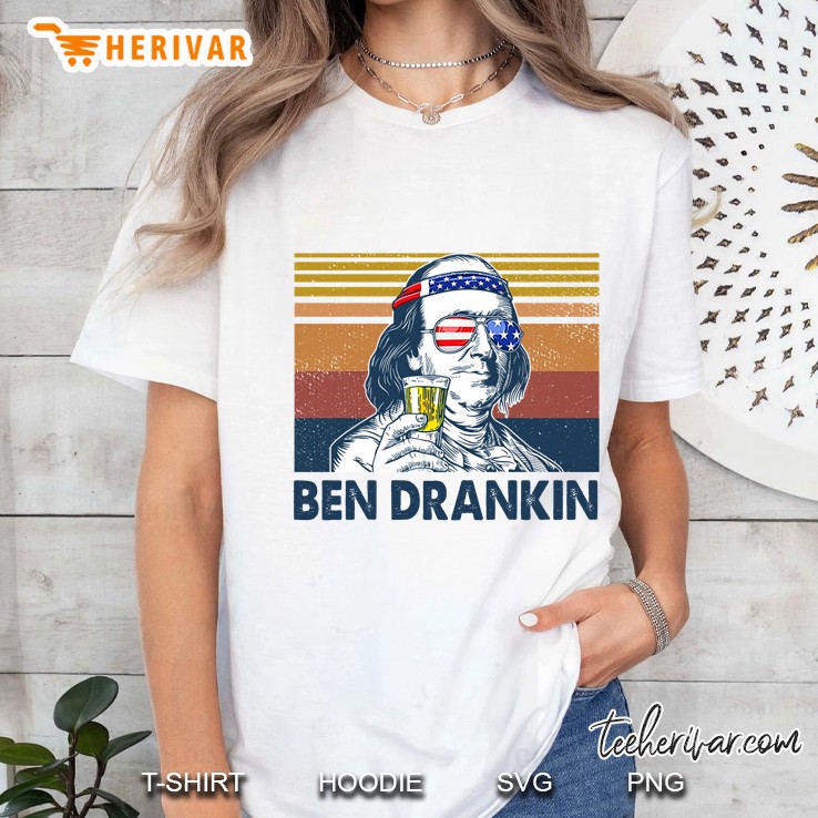 Ben Drankin Vintage Version Ladies Tee