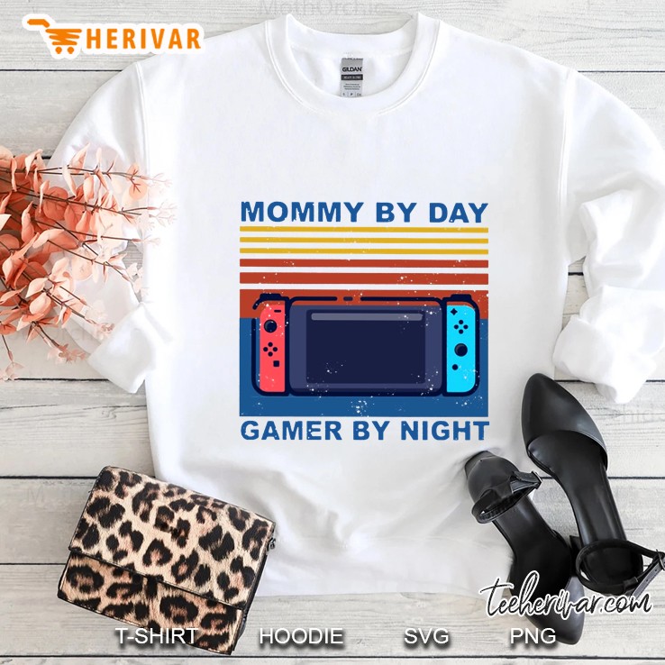 Mommy By Day Gamer By Night Vintage Version Mugs