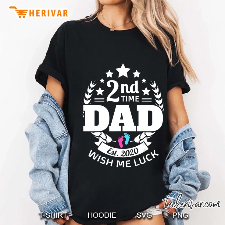 2Nd Time Dad 2020 Boy Or Girl Shirt Funny Expectant Dad Gift Hoodie