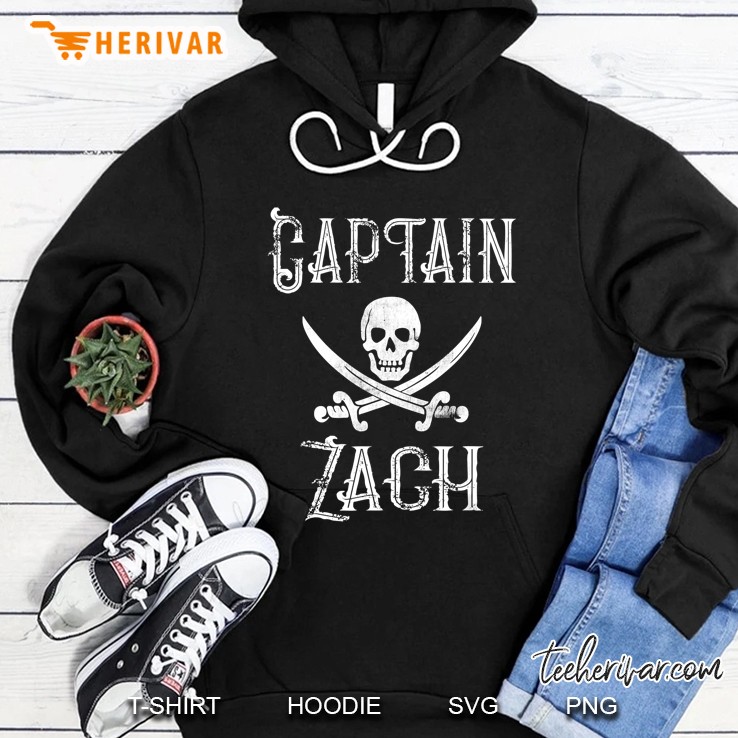 Captain Zach Retro Personalized Pirate Pontoon Mugs